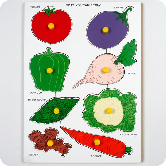 Vegetable wooden fruits Nobe puzzle (SP)