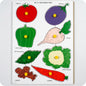 Vegetable wooden fruits Nobe puzzle (SP)